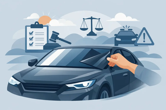 Is window tinting legal for the windshield? Car regulations