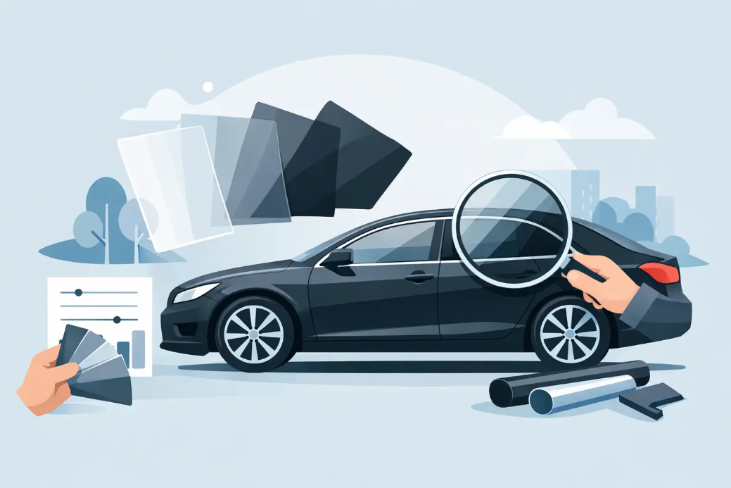 Choosing the right tint level for your car - here's how