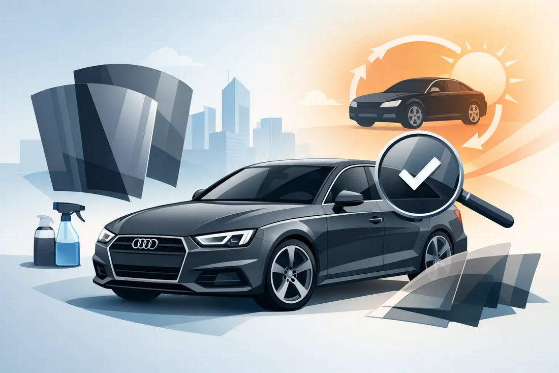 Solfilm Audi A4 - rätt film för rätt passform