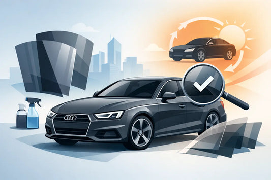 Solfilm Audi A4 - rätt film för rätt passform