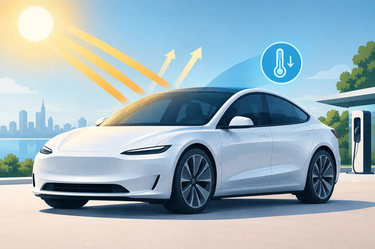 Window tint for electric cars that reduces heat