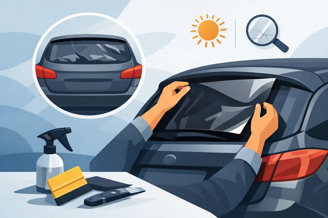 Installing window tint on the rear window - how to avoid mistakes
