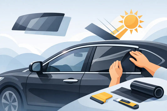 Fitting window tint on side windows with the right fit