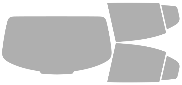 Färdigskuren solfilm Alfa Romeo Giulia (Option 1) 2017-2025