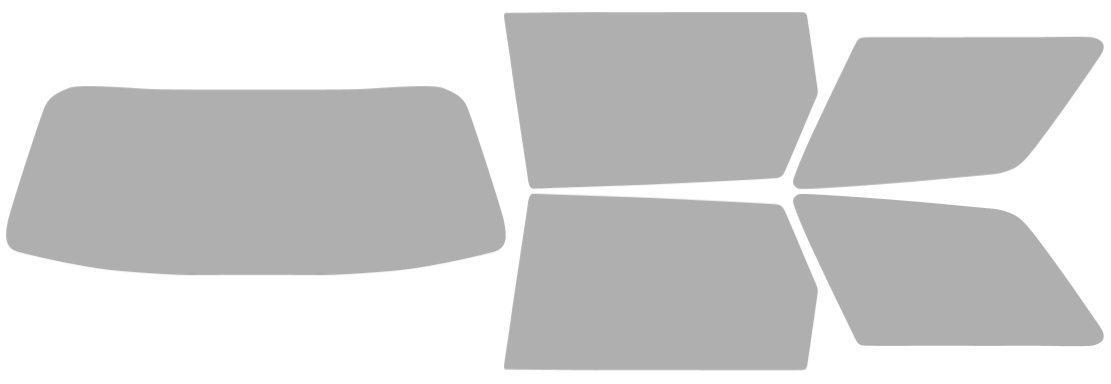 Färdigskuren solfilm Audi A6 Avant (Option 1) 1998-2005