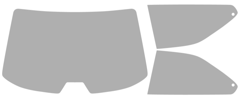 Färdigskuren solfilm BMW 3-Serie Coupe (Option 2) 1992-1999