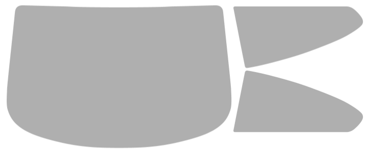 Färdigskuren solfilm BMW 6-Serie Coupe (Option 1) 2004-2007