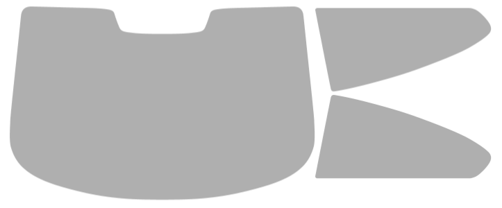 Färdigskuren solfilm BMW 6-Serie Coupe (Option 2) 2004-2007