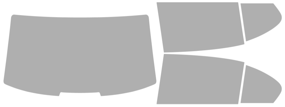 Färdigskuren solfilm BMW 7-Serie 7Li (Option 2) 2002-2008