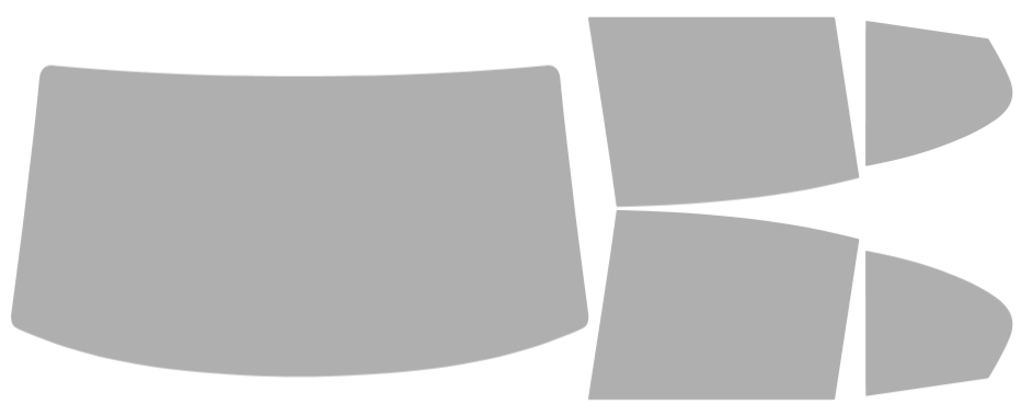 Färdigskuren solfilm BMW 7-Serie 7i (Option 1) 2002-2008