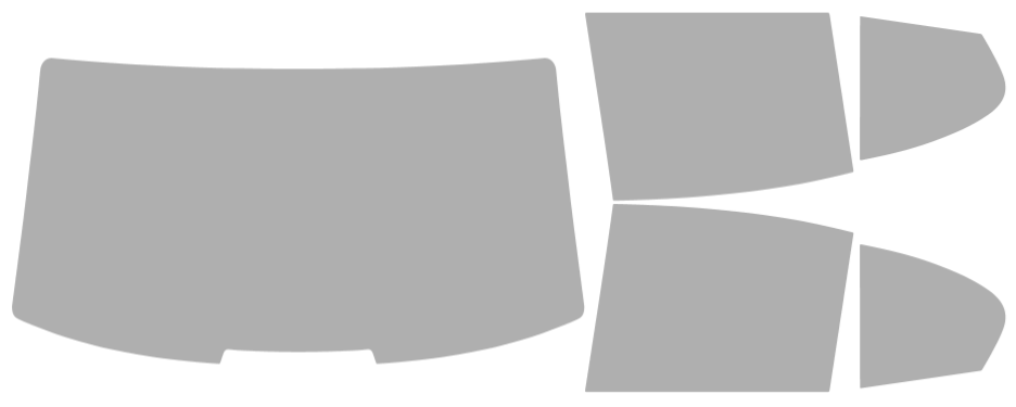 Färdigskuren solfilm BMW 7-Serie 7i (Option 2) 2002-2008