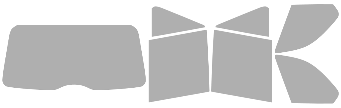 Färdigskuren solfilm BMW X-Serie X5 (Option 2) 2000-2006