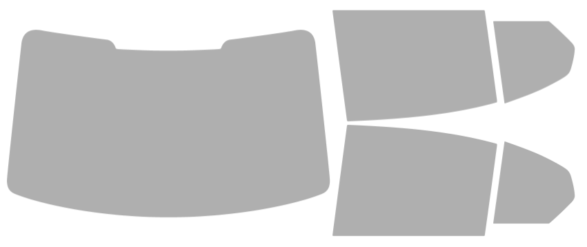 Färdigskuren solfilm BMW 3-Serie M3 4D Sedan (Option 1) 2019-2026