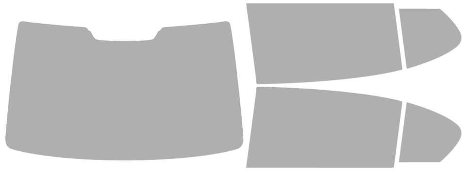 Färdigskuren solfilm BMW 7-Serie 4D Sedan (Option 2) 2016-2022
