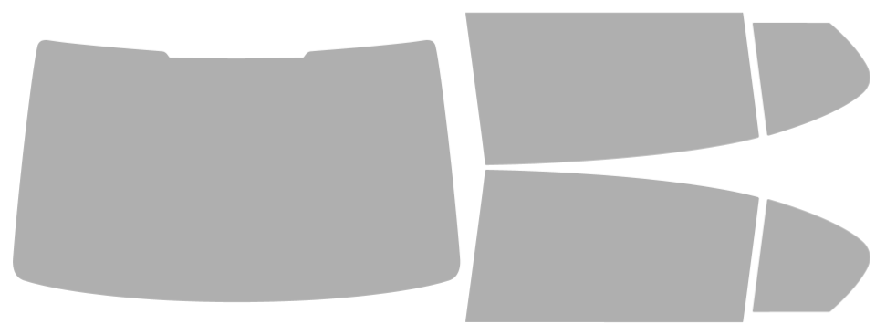 Färdigskuren solfilm BMW 7-Serie 4D Sedan (Option 1) 2016-2022