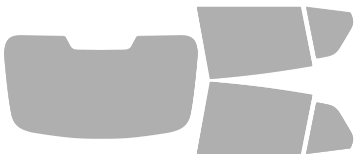 Färdigskuren solfilm BMW X-Serie X2 4D SUV (Option 2) 2024-2025