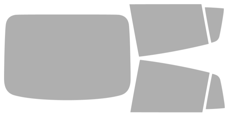 Färdigskuren solfilm BMW X-Serie X6/X6M 4D SUV (Option 1) 2020-2026