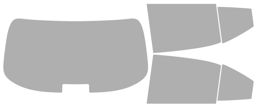 Färdigskuren solfilm Toyota Corolla Sedan (Option 2) 2020-2026