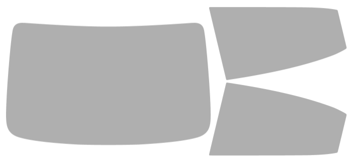 Färdigskuren solfilm Toyota Yaris Sedan (Option 1) 2019-2020