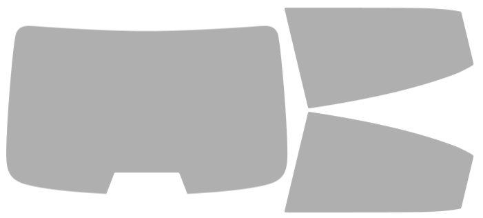 Färdigskuren solfilm Toyota Yaris Sedan (Option 2) 2019-2020