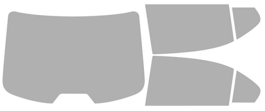 Färdigskuren solfilm Volkswagen Jetta 4D Sedan (Option 2) 2011-2018