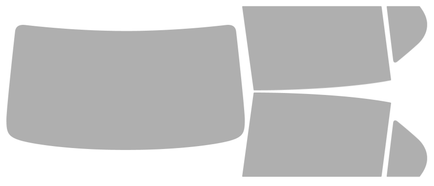 Färdigskuren solfilm BMW 7-Serie i7 4D Sedan (Option 1) 2023-2025