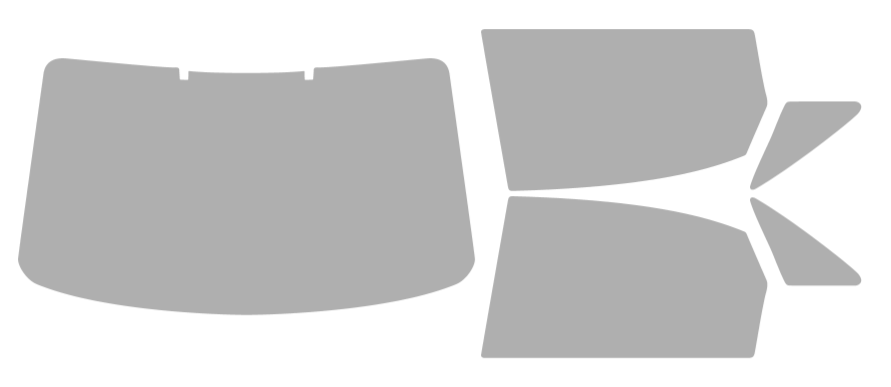 Färdigskuren solfilm Audi A4 Sedan (Option 1) 2009-2016