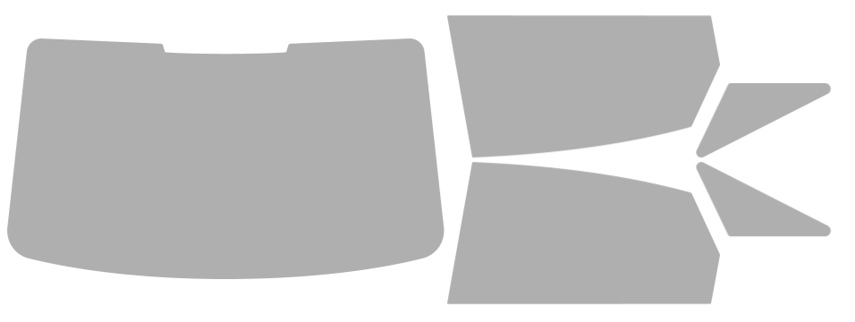 Färdigskuren solfilm Audi A6 Sedan (Option 1) 2026