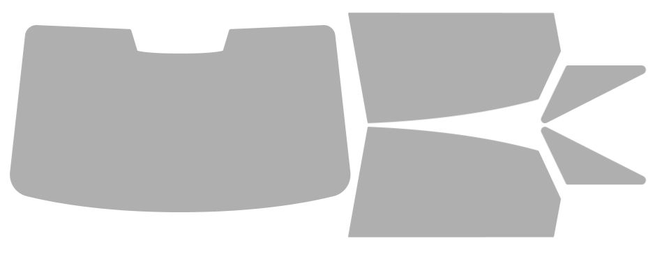 Färdigskuren solfilm Audi A6 Sedan (Option 2) 2026