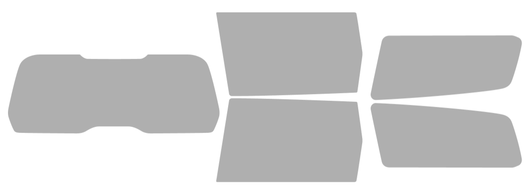 Färdigskuren solfilm Volvo V70/XC70 2008-2016 (Option 2)
