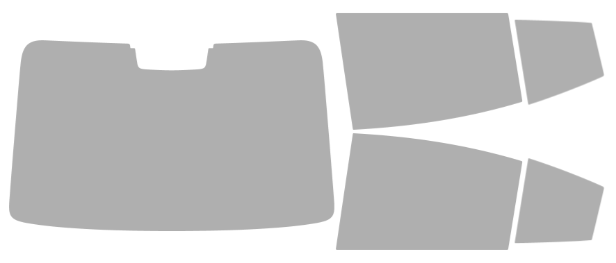 Färdigskuren solfilm Subaru Subaru Legacy Sedan (Option 2) 2020-2025