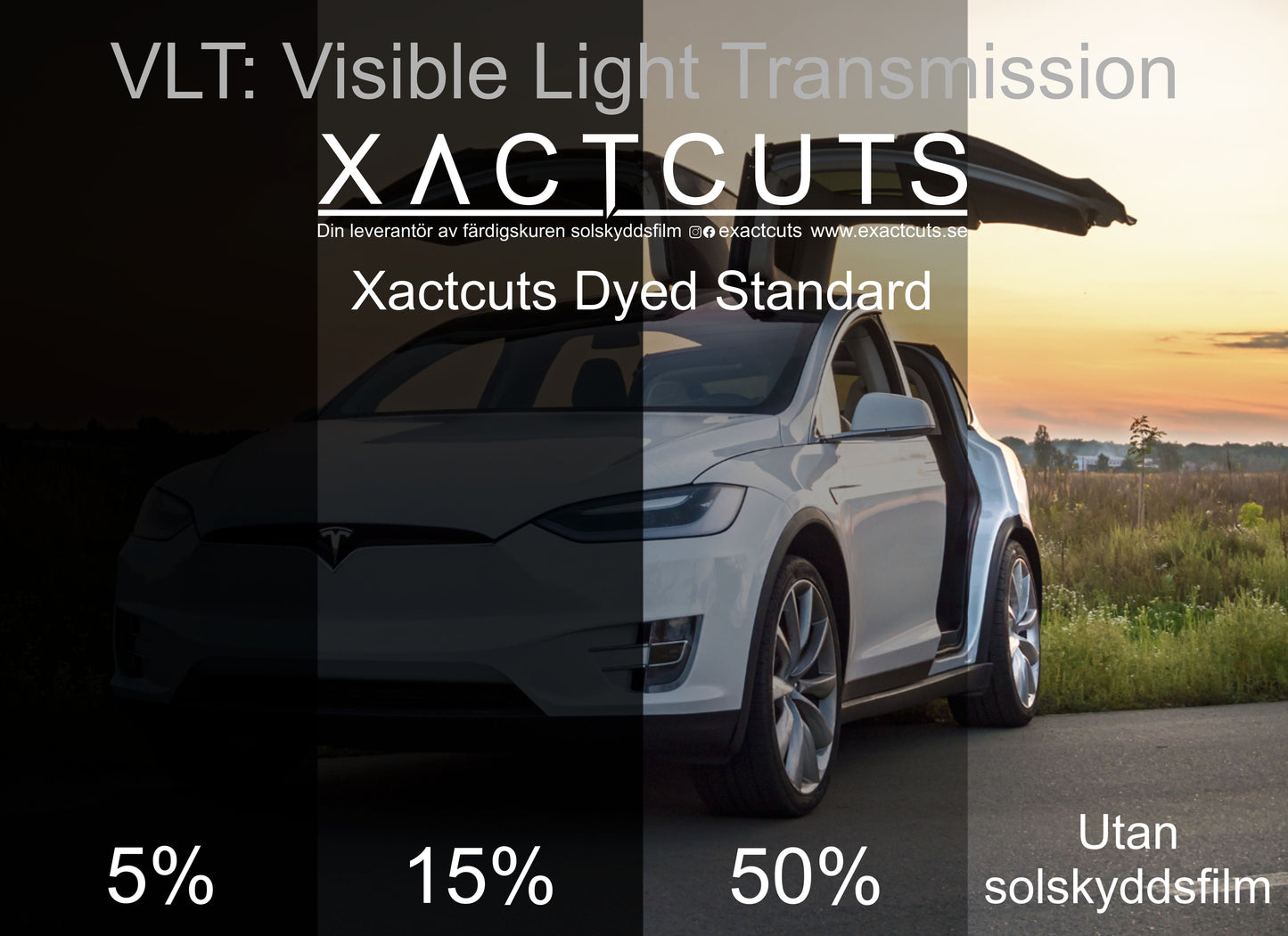 Färdigskuren solfilm Abarth 595 Facelift 3D 2016-2024