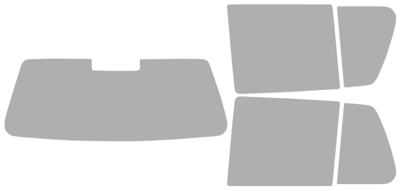 Färdigskuren solfilm Volkswagen Golf 4D (Option 2) 1993-1999