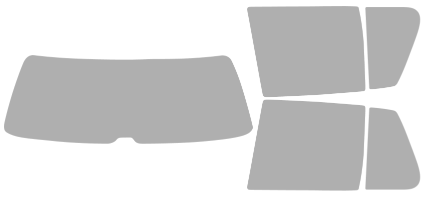 Färdigskuren solfilm Volkswagen Golf 4D (Option 2) 1999-2005