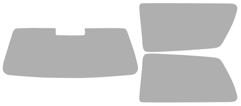 Färdigskuren solfilm Volkswagen Golf/GTI 2D (Option 2) 1993-1999