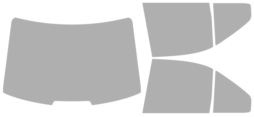 Färdigskuren solfilm Volkswagen Jetta Sedan (Option 2) 1999-2005