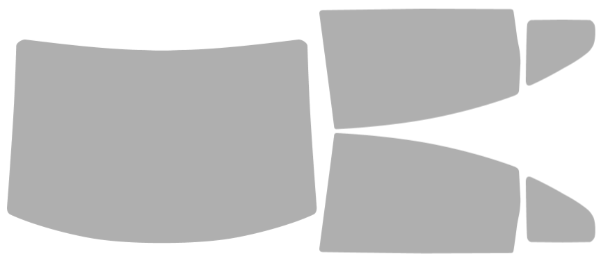 Färdigskuren solfilm Volkswagen Passat Sedan (Option 1) 1998-2005