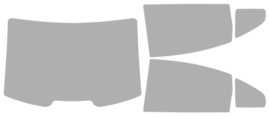 Färdigskuren solfilm Volkswagen Passat Sedan (Option 2) 1998-2005