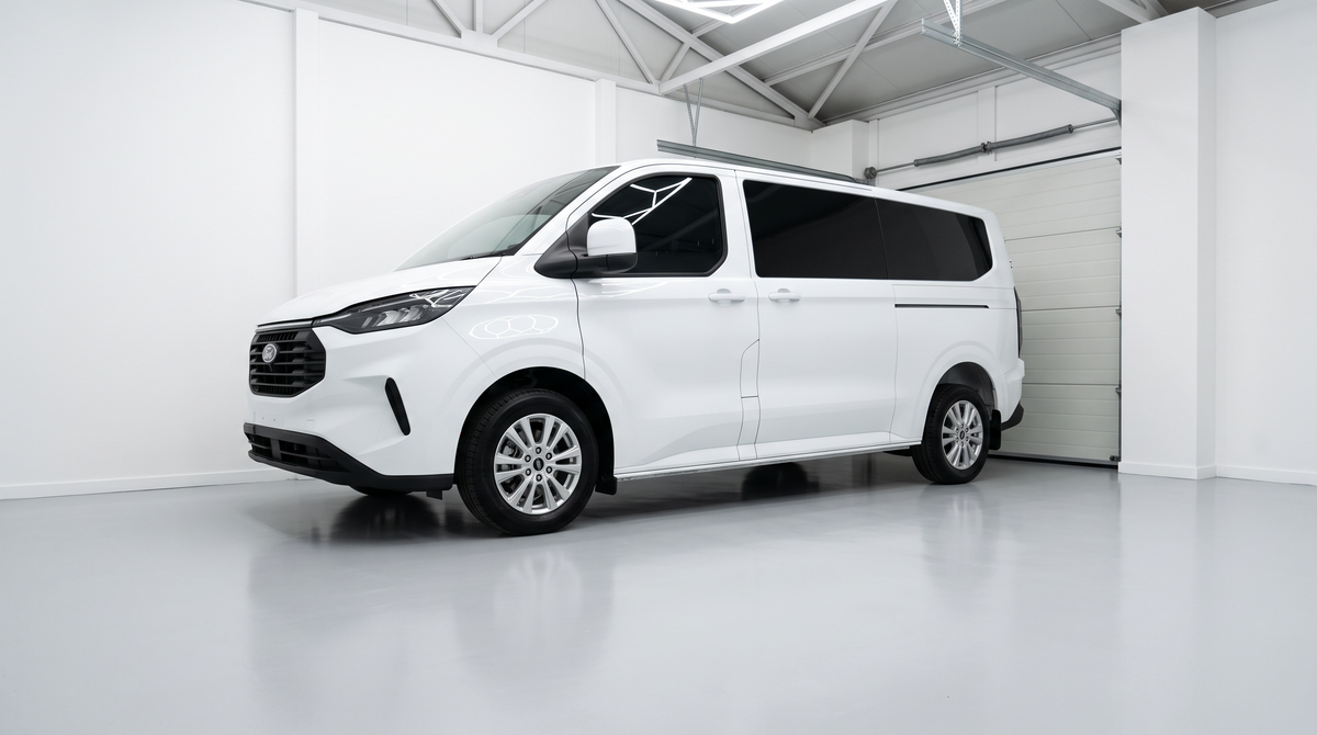 Precut Window Tint Ford Transit Custom L2 LWB 1-door side double tailgates 2023-2026