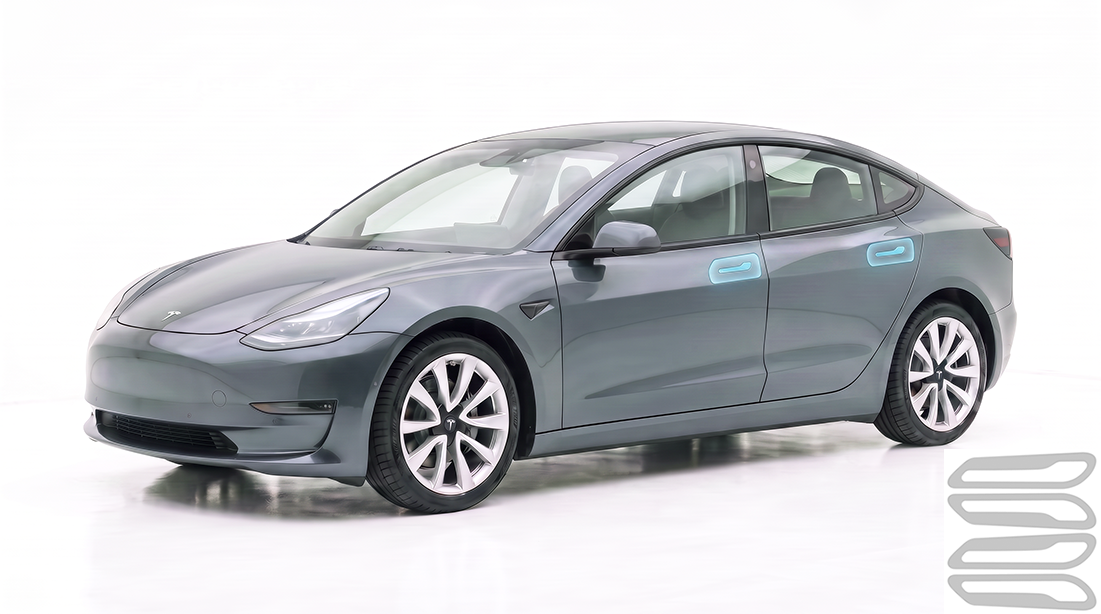 PPF Tesla Model 3 Door Handles 2017-2023